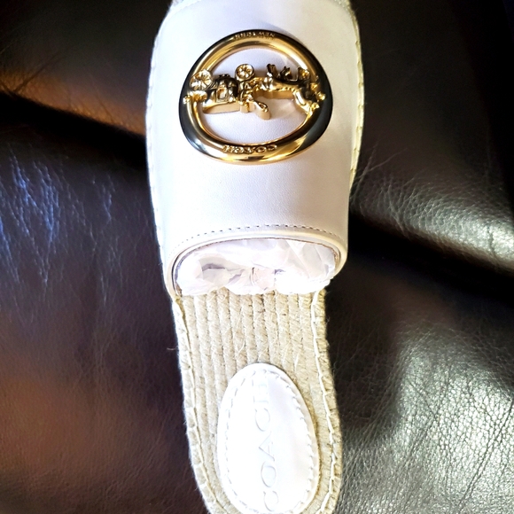Coach Camille Leather Espadrilles - Picture 1 of 9